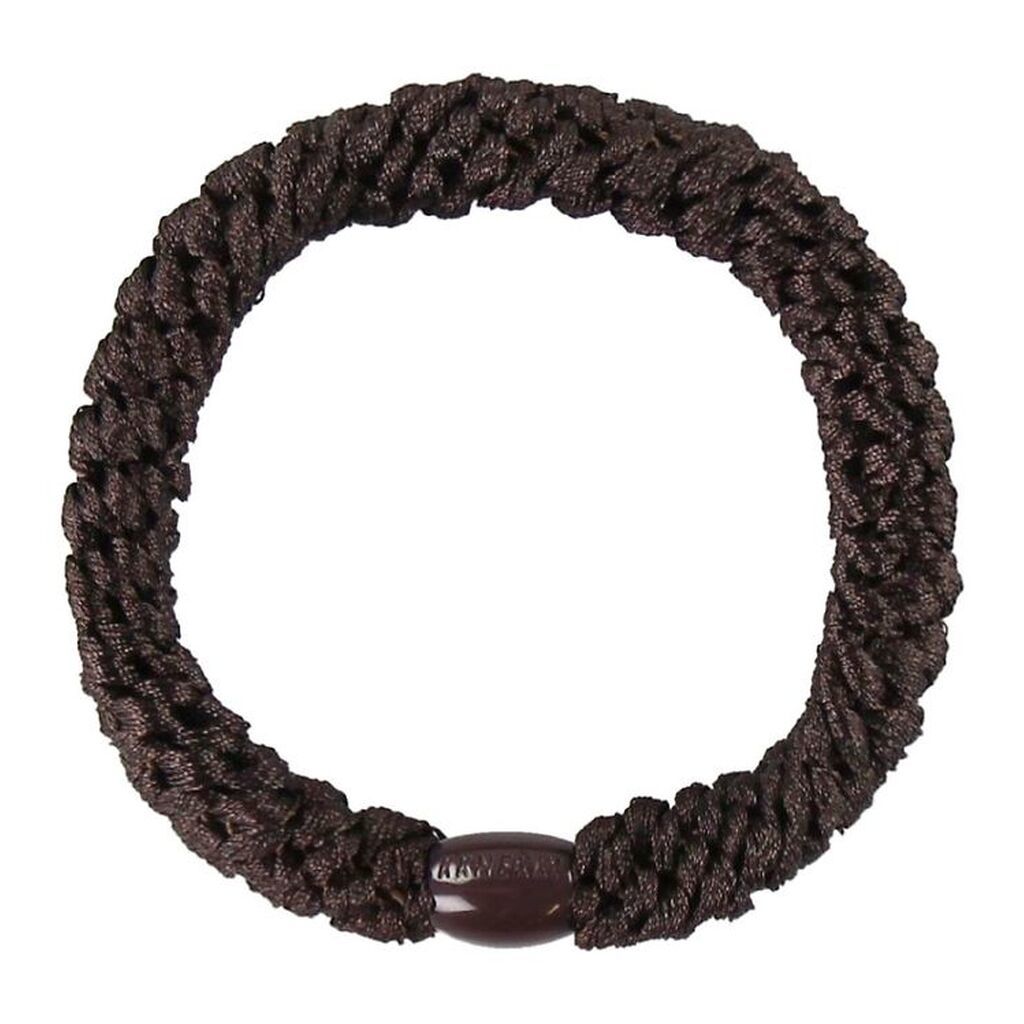 Kknekki Hårelastik - Mørkebrun