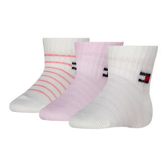 Tommy Hilfiger Strømper - 3-pak - Pink
