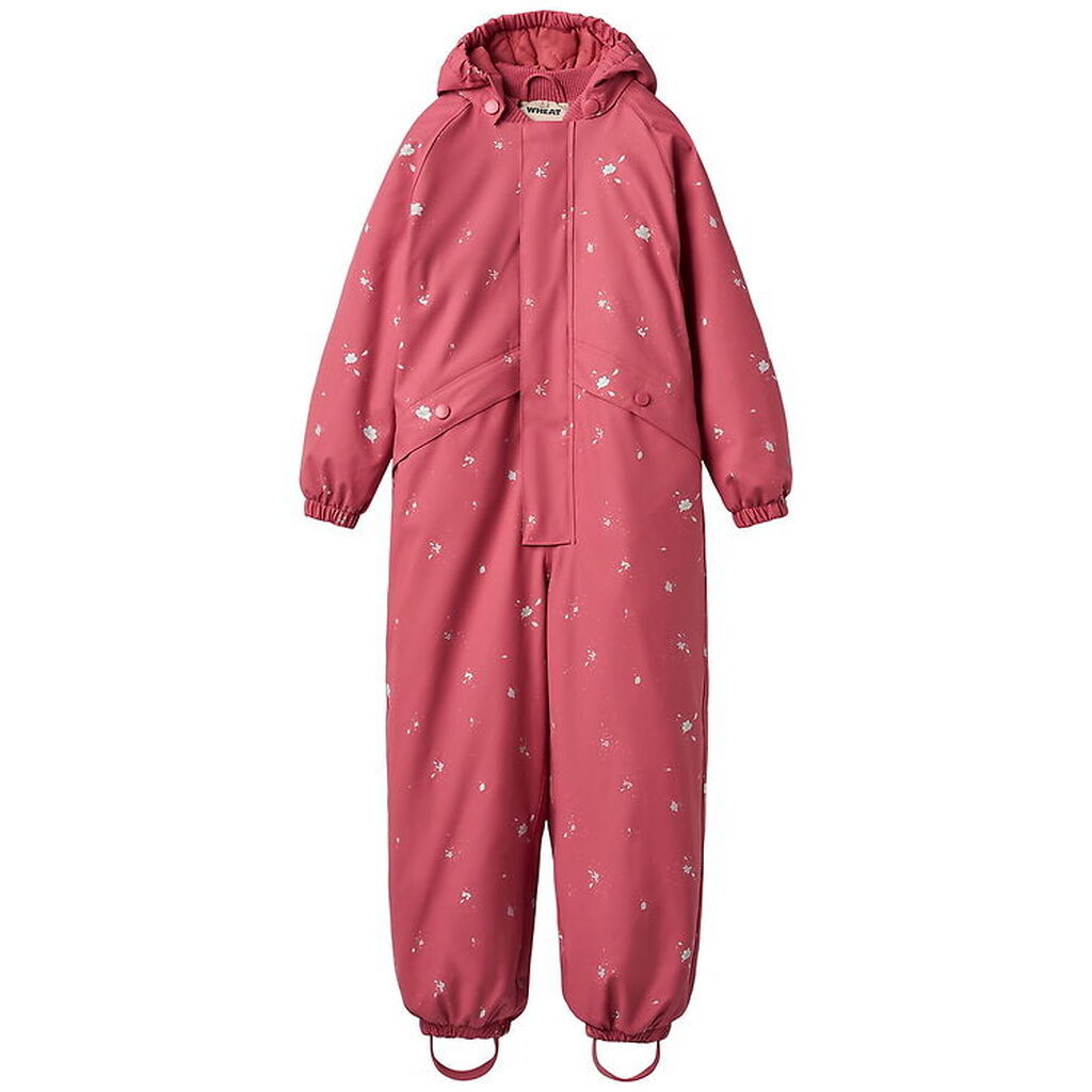 Wheat Regndragt m. Termo - PU - Aiko - Floating Flowers