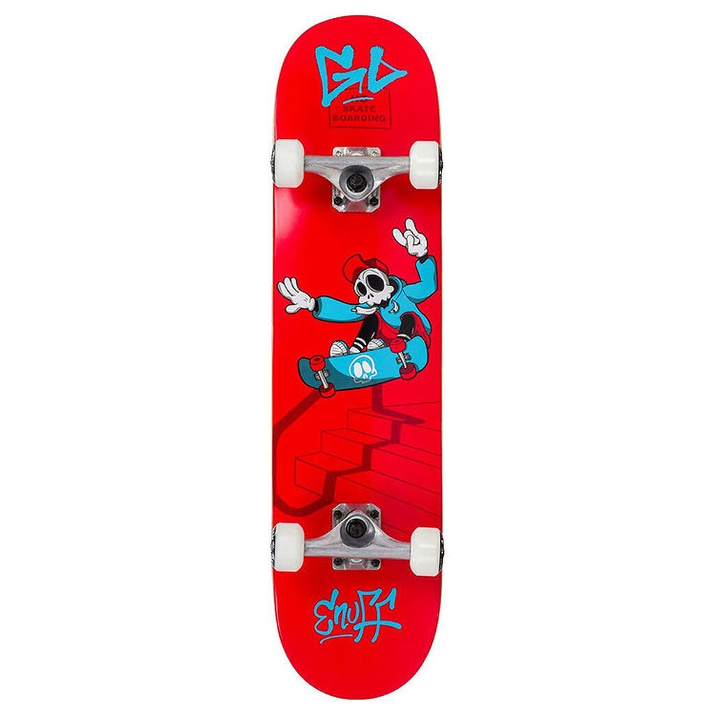 Enuff Skateboard - 7.75'' - Skully Komplet - Rød