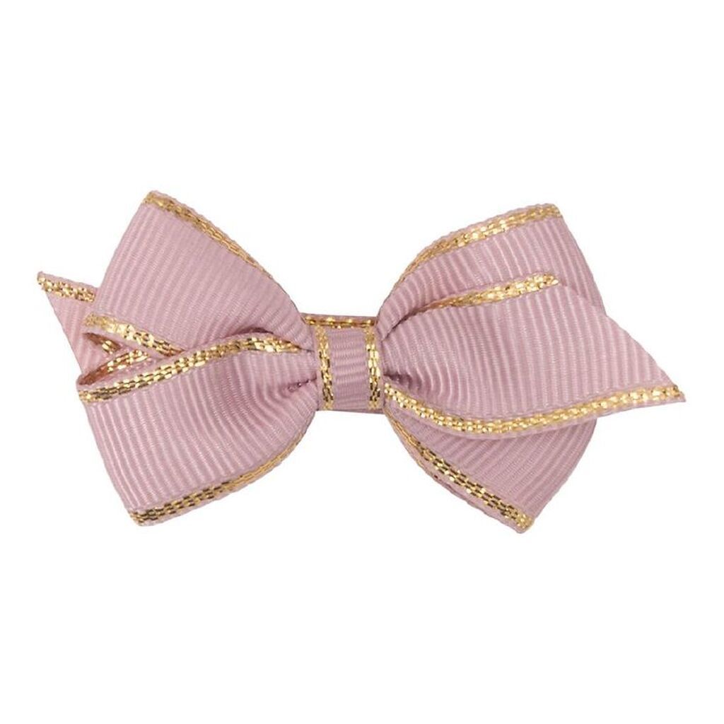 Little Wonders Hårsløjfe - Viola - 6 cm - Cameo/Gold