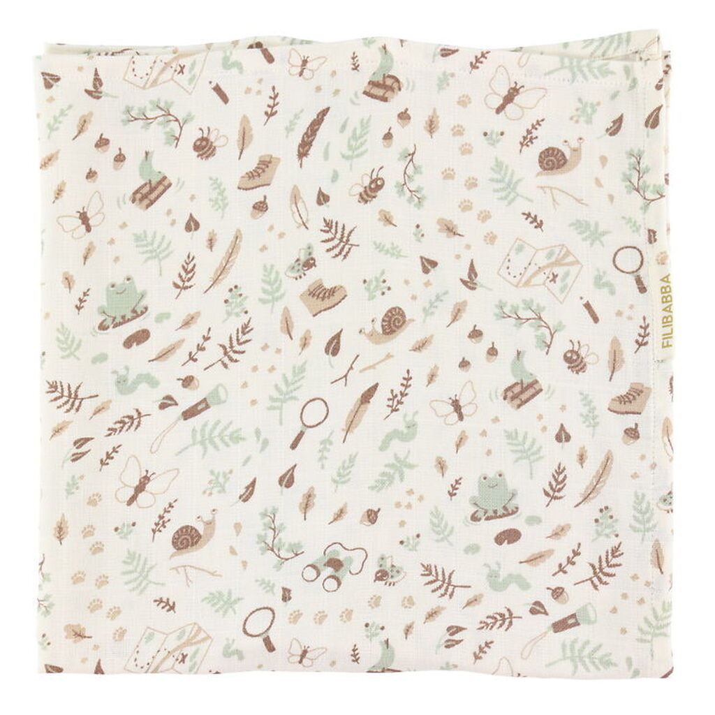 Filibabba Babysvøb - Musselin - 120x120 cm - Little Wonders