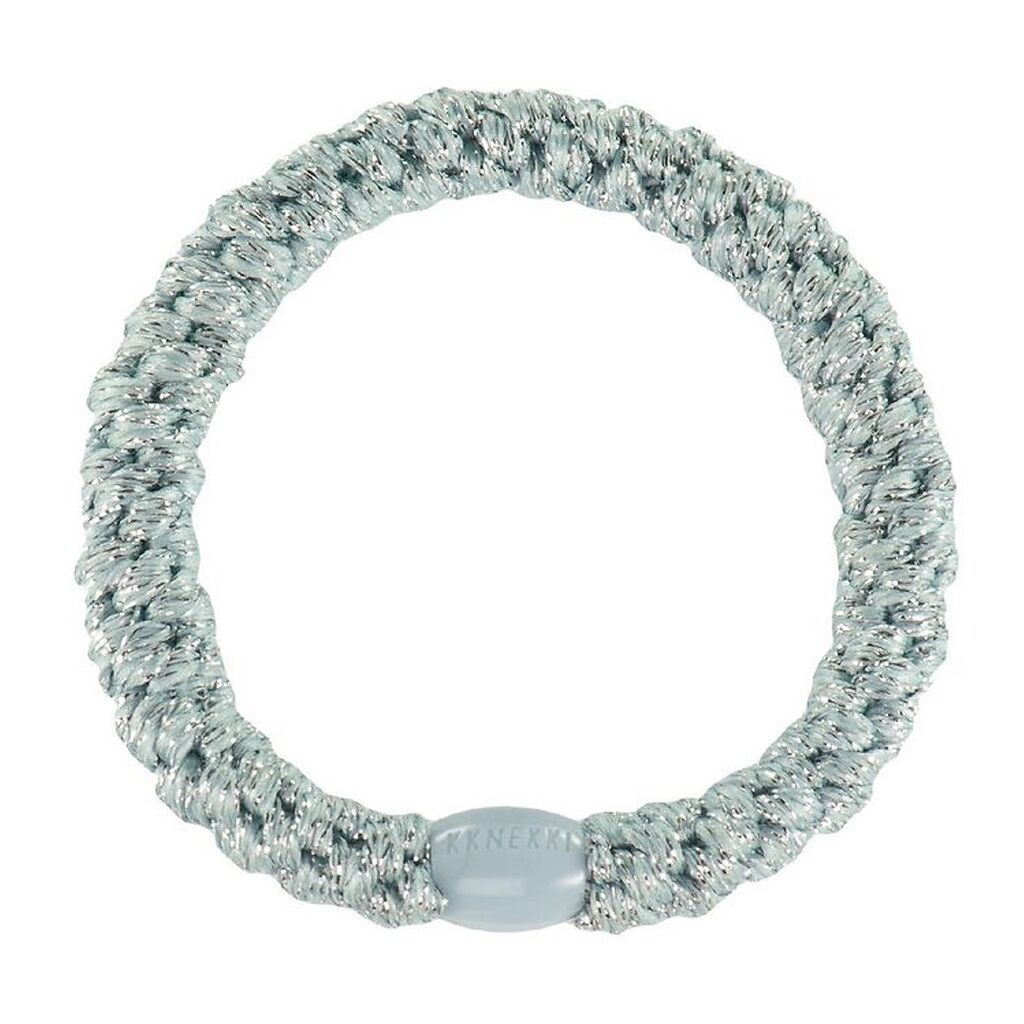 Kknekki Hårelastik - Lyseblå Glimmer