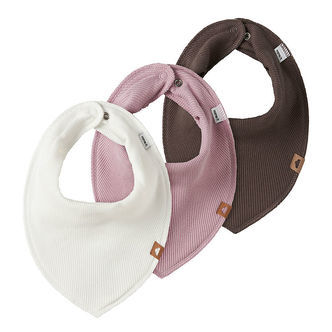 Name It Savlesmæk - 3-pak - Rib - NbfYvette - Cloud Dancer/Keeps