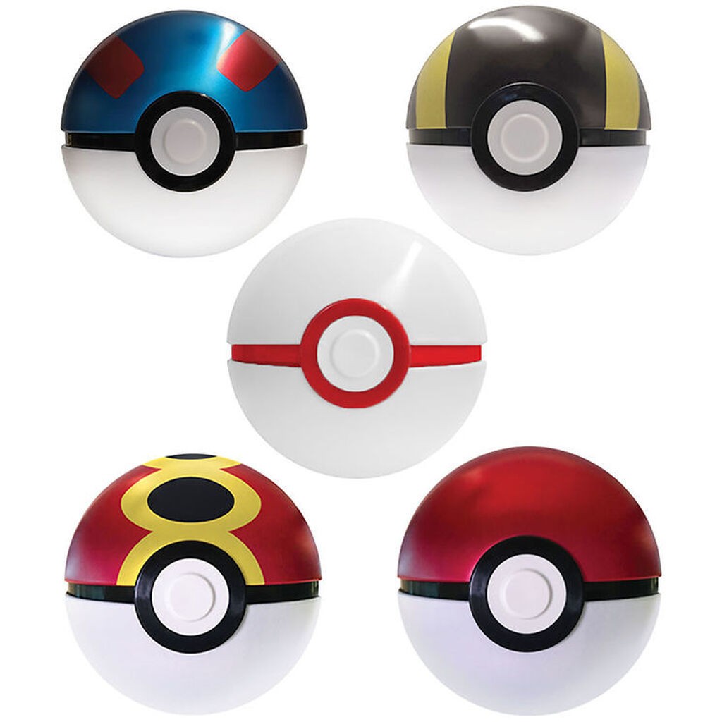 Pokémon Samlekort i Poké Ball - Metal - Assorteret
