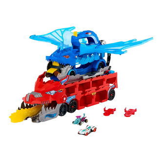 Hot Wheels Legesæt - City Ultimate Dual Dragon Transporter
