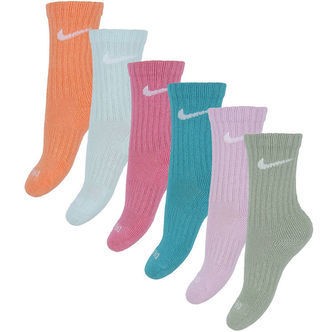 Nike Strømper - Performance Basic - Dri-Fit - 6-pak - Glacier Bl