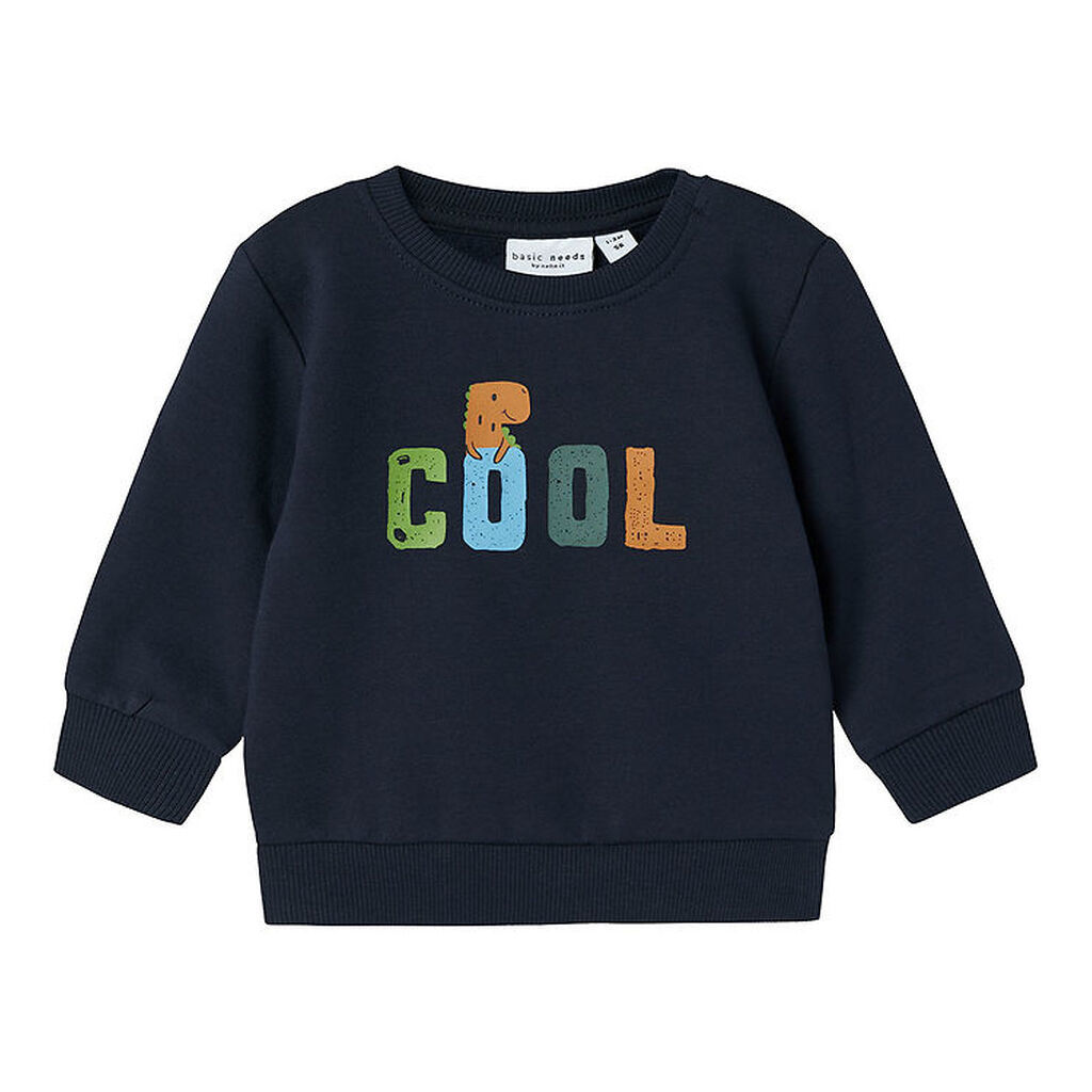 Name It Sweatshirt - NbmVonne - Dark Sapphire/COOL/Dinosaur