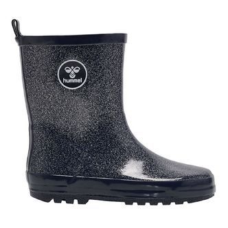 Hummel Gummistøvler - Rubber Boot Glitter Jr - Black Iris