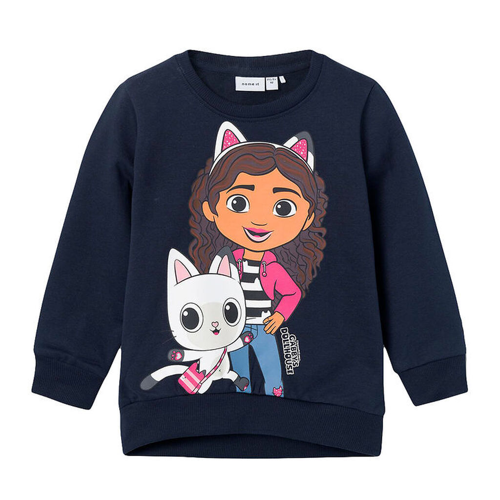 Name It Sweatshirt - NmfNess Gabby - Dark Sapphire