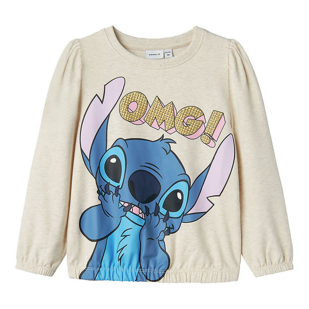 Name It Sweatshirt - NmfFossa Stitch - Peyote Melange