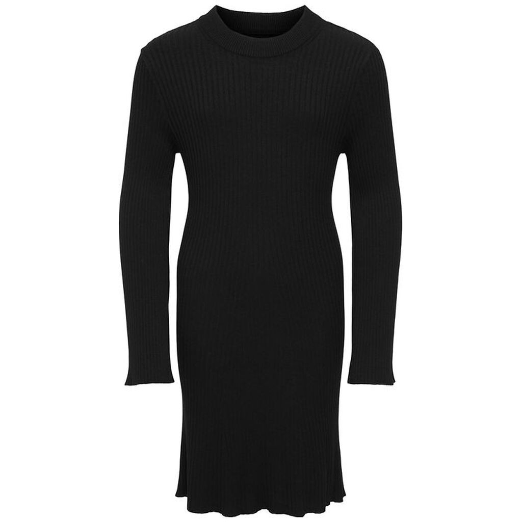 Kids Only Kjole - Strik - Rib - KogBianka - Sort