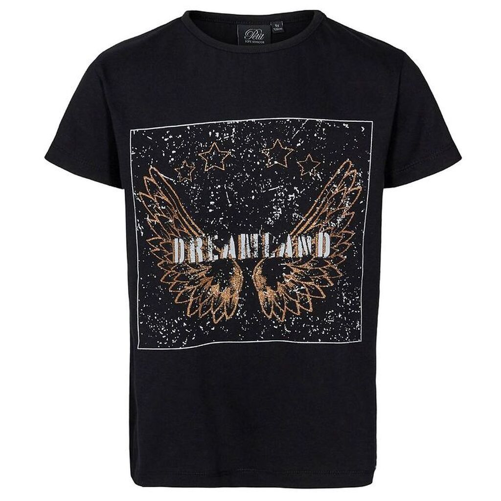 Petit by Sofie Schnoor T-shirt - Felina - Sort m. Print