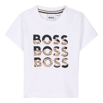 BOSS T-shirt - Hvid m. Print