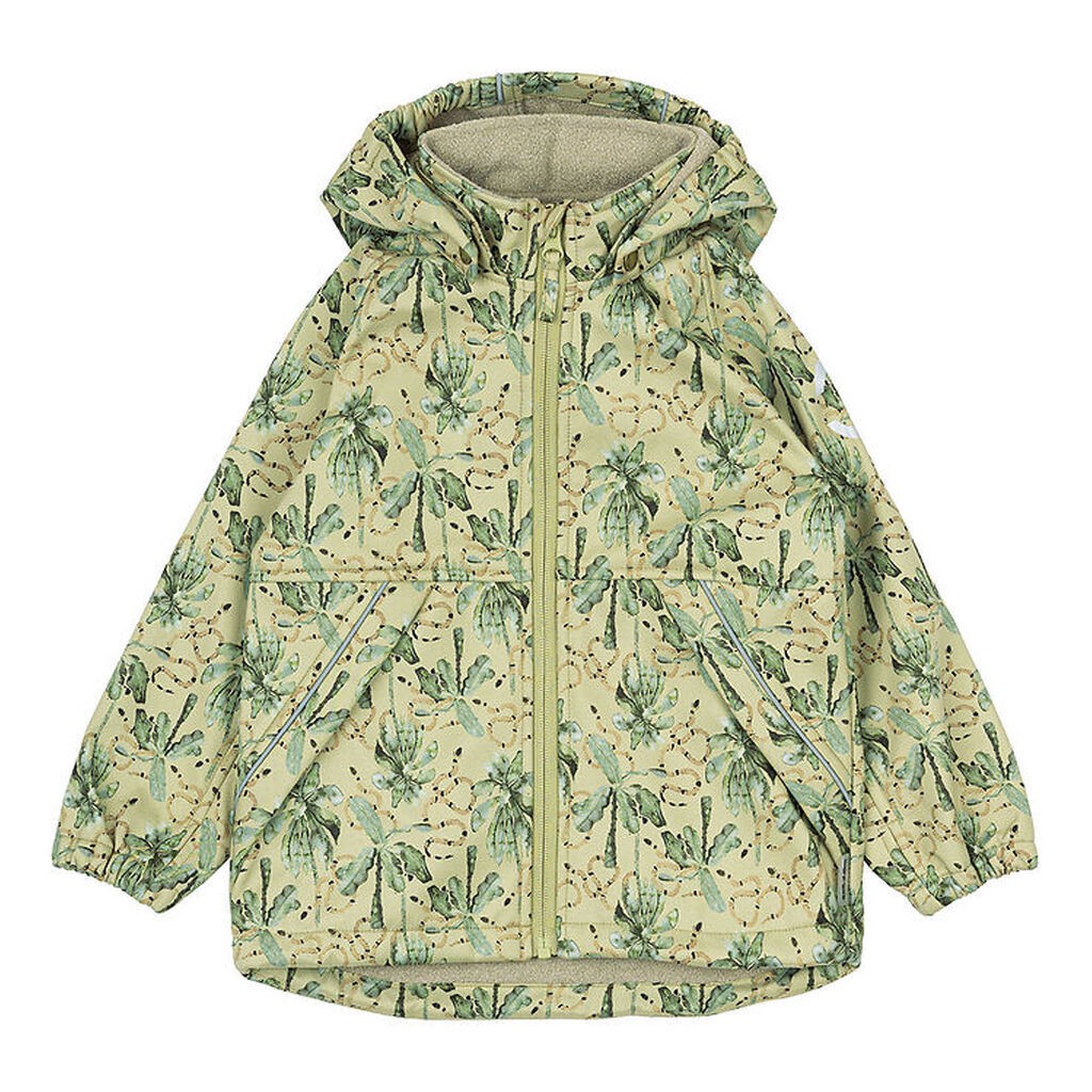 Mikk-Line Softshelljakke m. Fleece - Recycled - Gray Green m. Pr