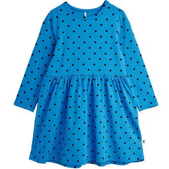 Mini Rodini Kjole - Polka Dots - Blå