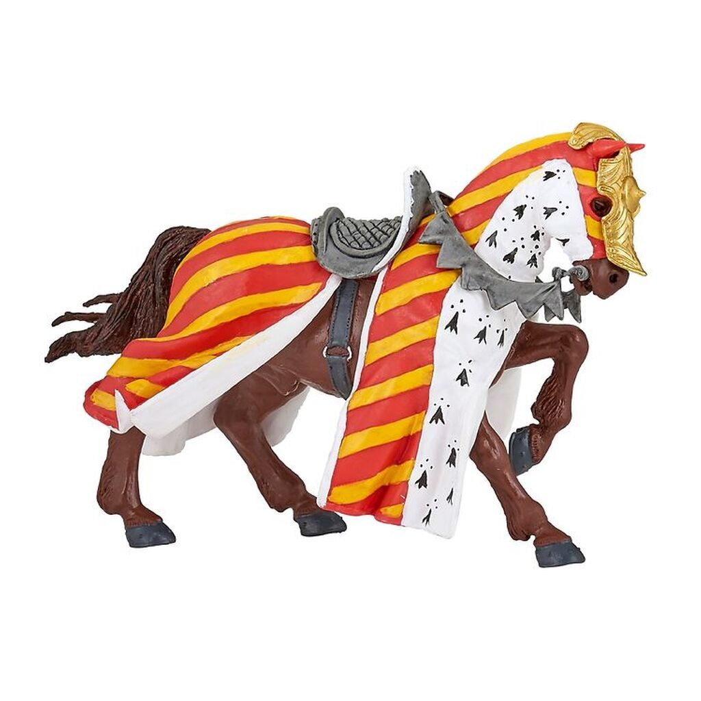 Papo Ridderhest I Turnering - H: 9,5 cm