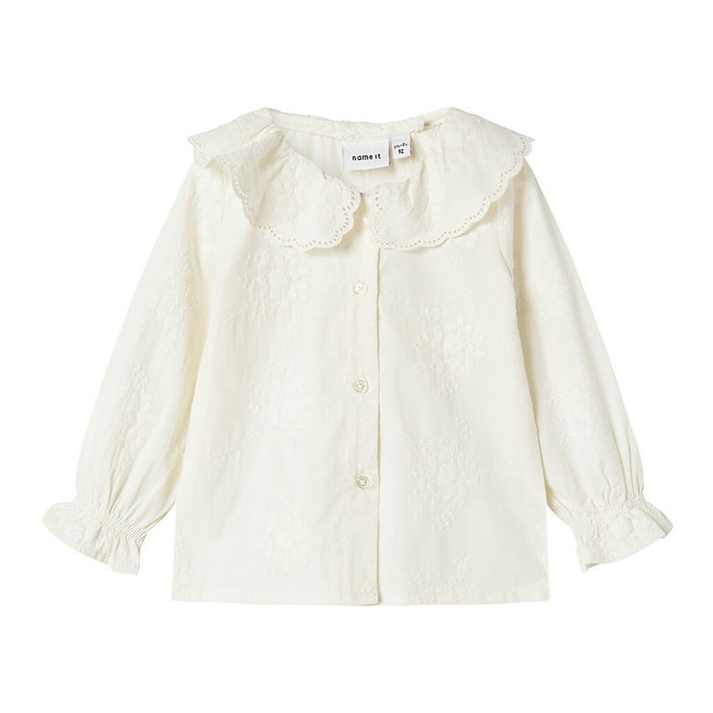Name It Skjorte - NmfOuma - Cloud Dancer