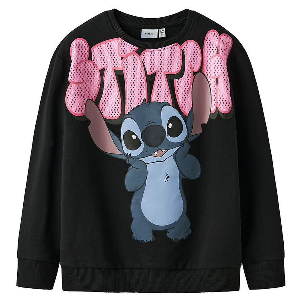 Name It Sweatshirt - NkfOdimi - Stitch - Black