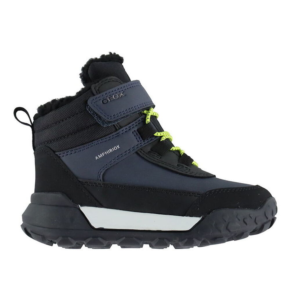 Geox Vinterstøvler - Tex - J Trekkyup B ABX - Navy/Lime