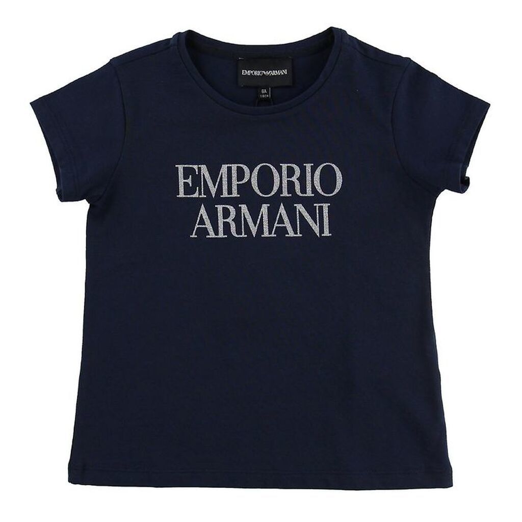 Emporio Armani T-shirt - Navy m. Glimmer