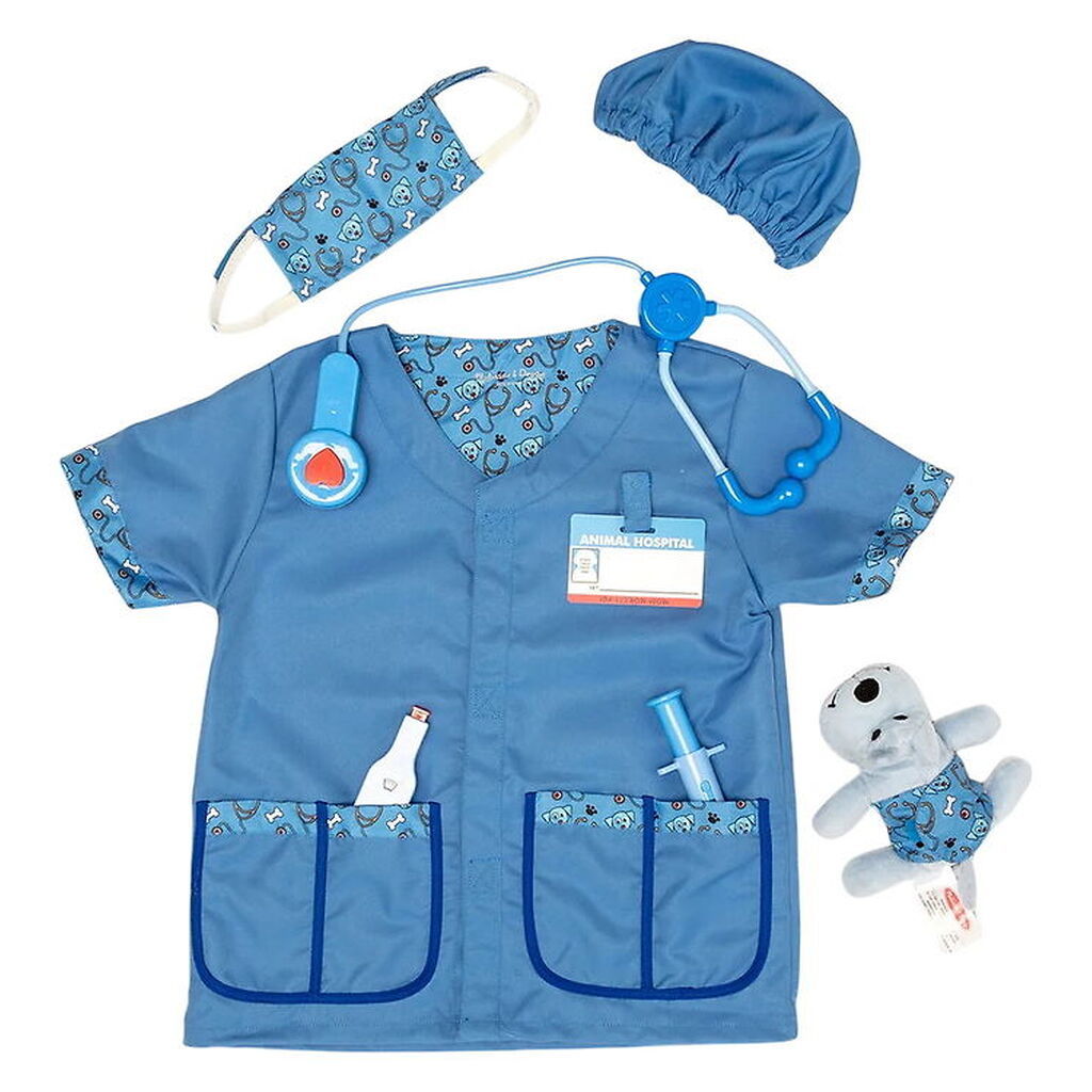 Melissa & Doug Udklædning - Dyrlæge-sæt - 8 Dele