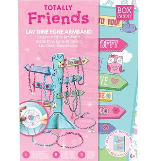 BOX CANDIY Kreasæt - Lav Dine Egne Armbånd - Totally Friends