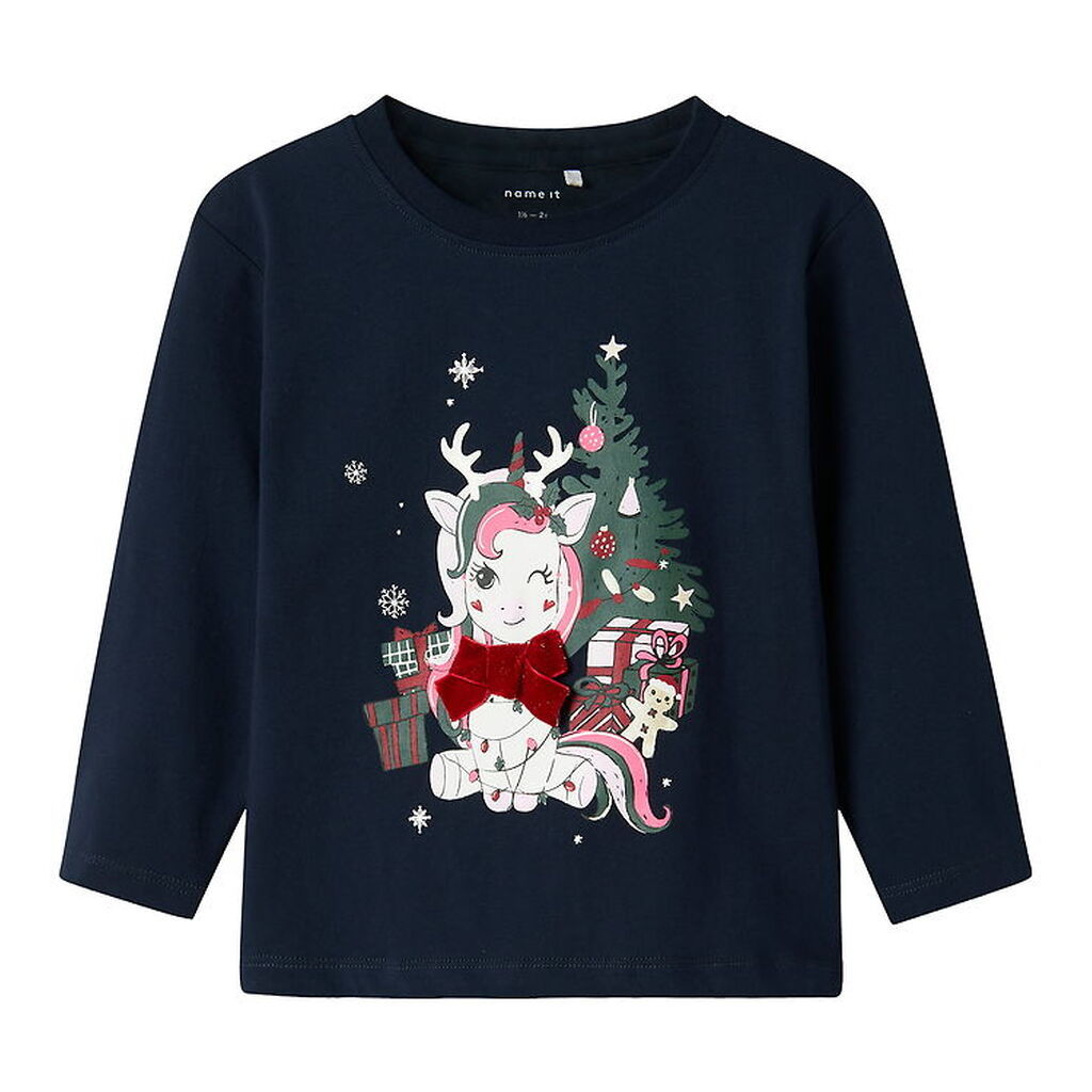 Name It Bluse - NmfRapola - Navy Blazer