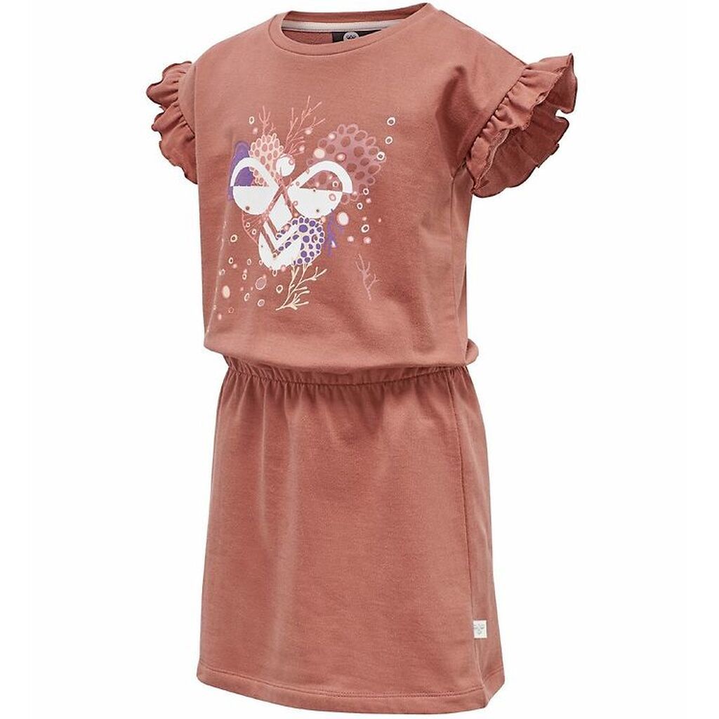 Hummel Kjole - hmlPacific - Mørk Rosa m. Print