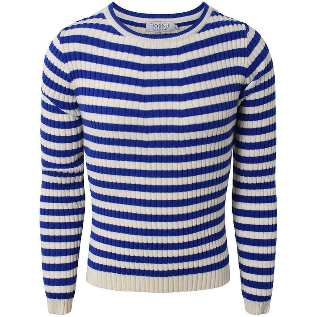 Hound Bluse - Rib - Viskose/Nylon - Cobalt Blue