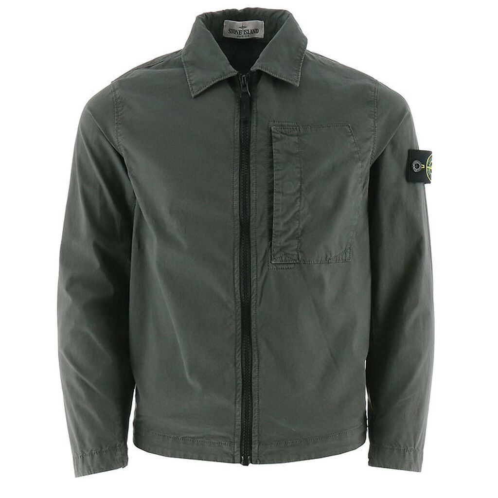 Stone Island Jakke Overshirt - Blue Grey