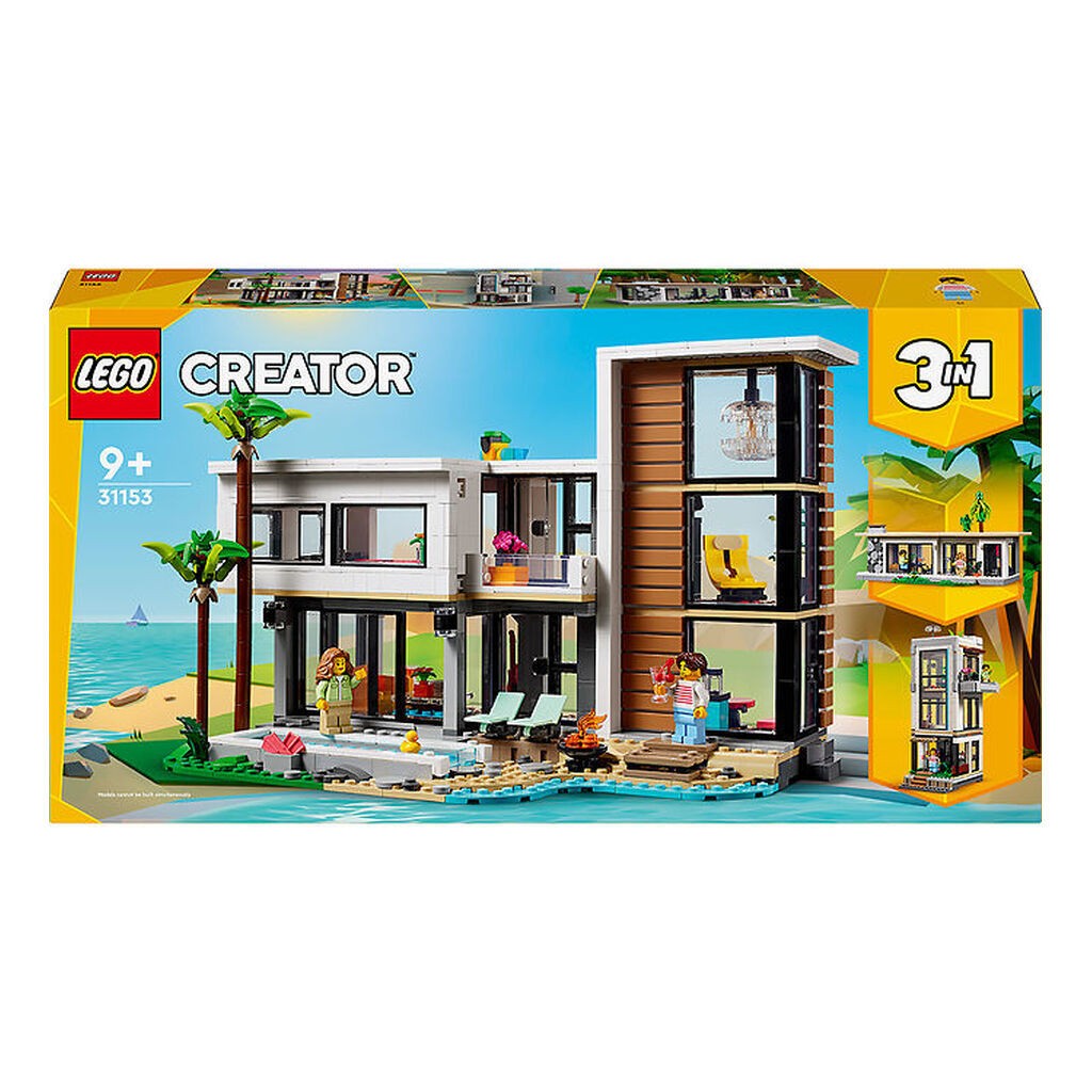 LEGOÂ® Creator - Moderne Hus 31153 - 3-i-1 - 939 Dele