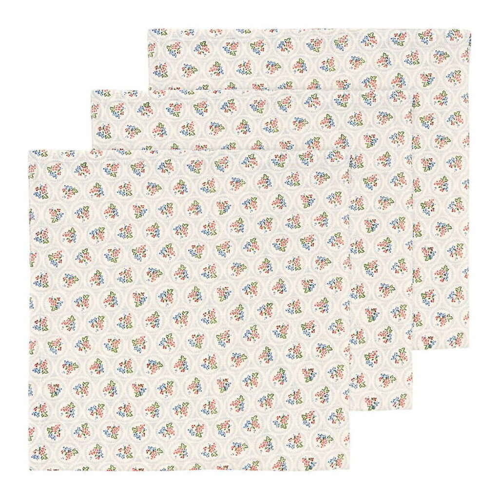 Konges Sløjd Stofbleer - 65x65 cm - 3-pak - Verona Blues