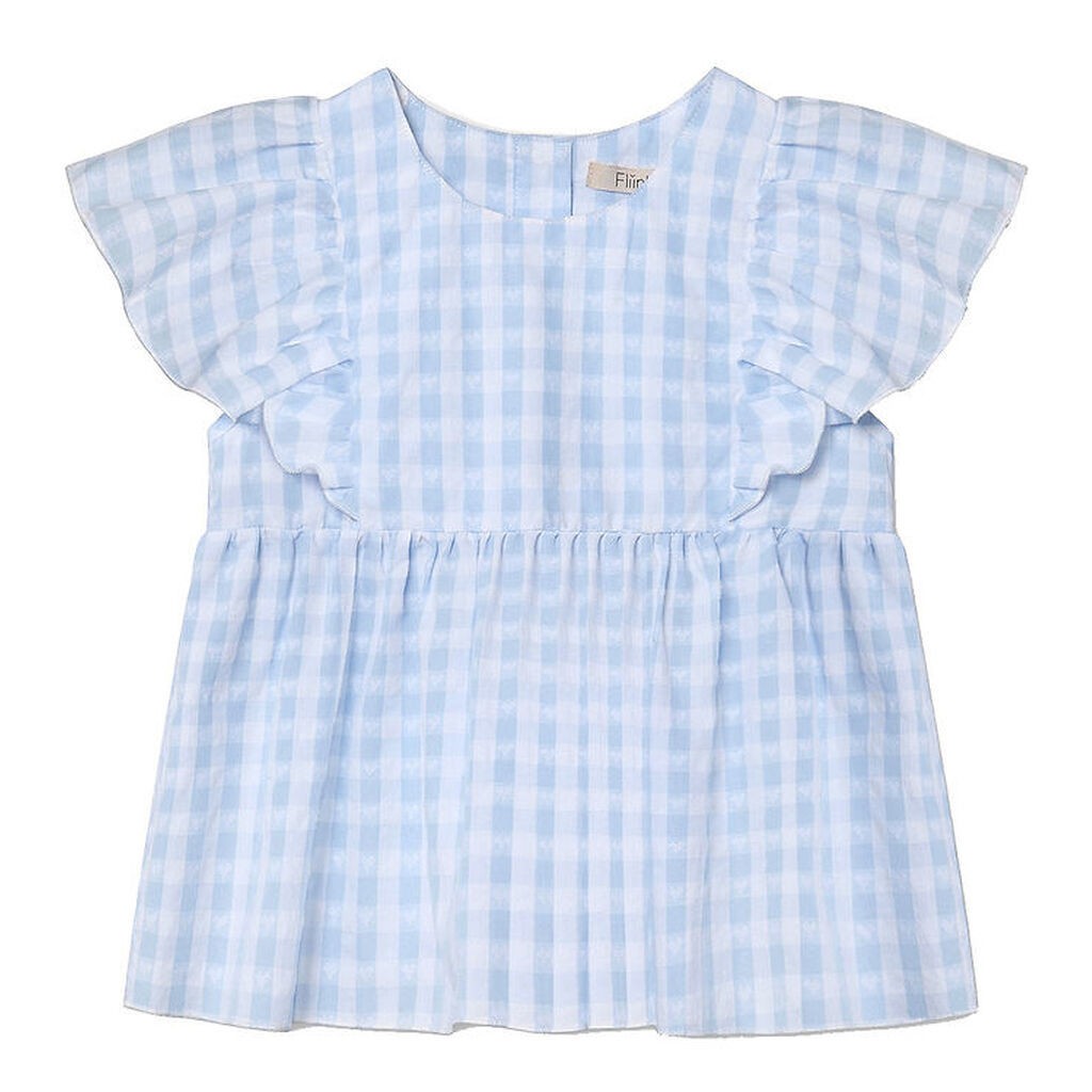 Fliink Bluse - Pari - Dream Blue Check