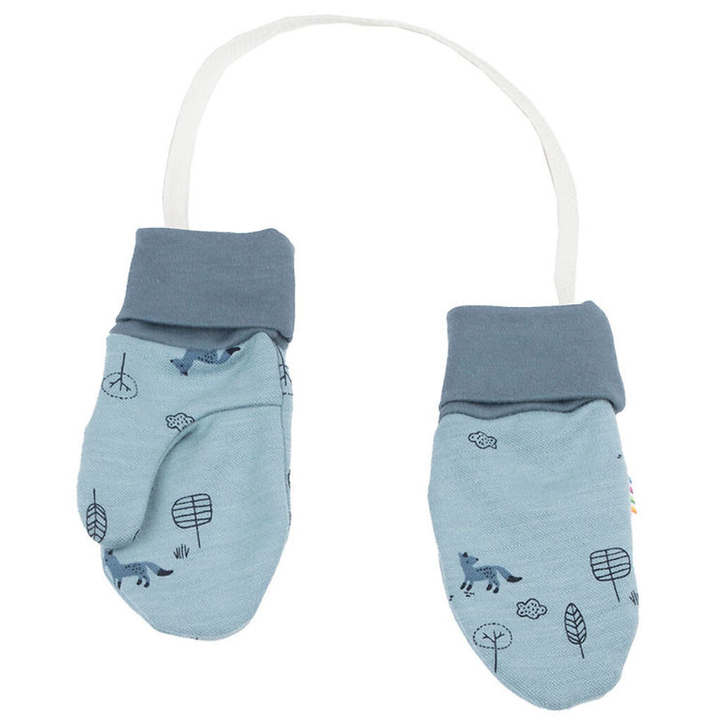 Joha Luffer - Uld/Bomuld - 2-Lags - Blå