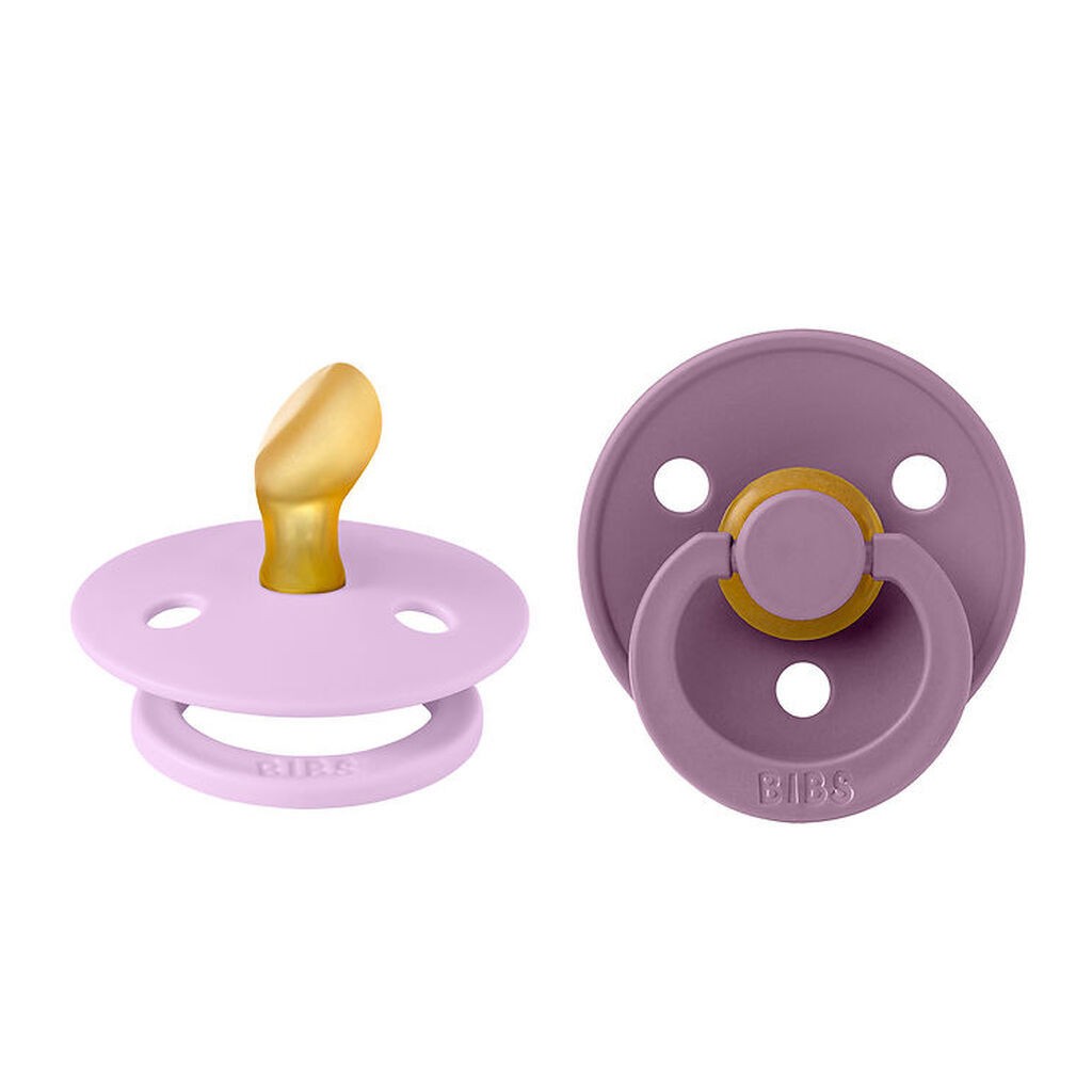 BIBS Colour Sutter - 2-pak - Str. 1 - Anatomisk - Violet Sky/Ma