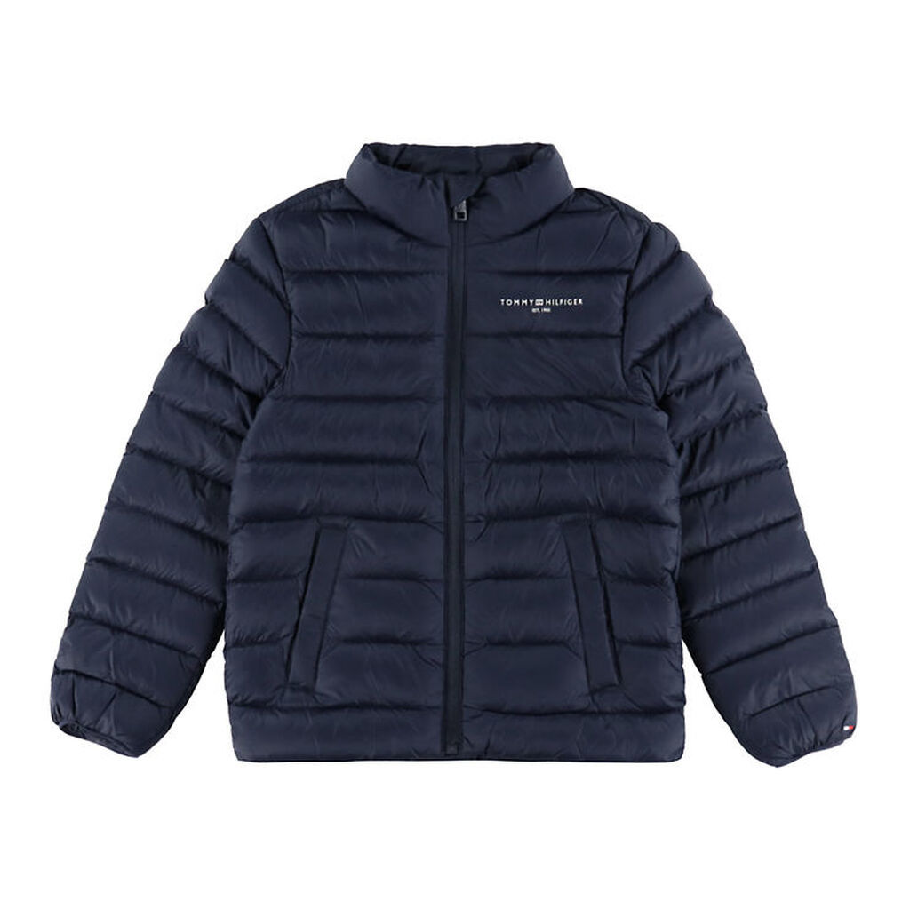 Tommy Hilfiger Dunjakke - Light Down - Dark Night Navy