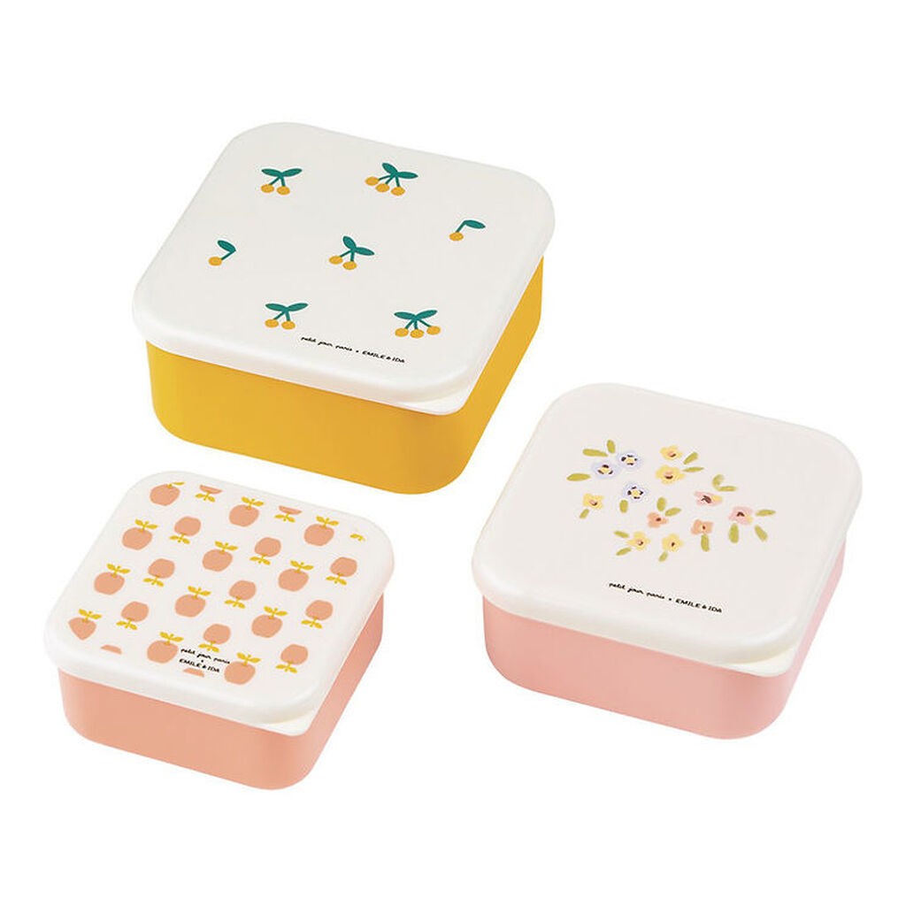 Petit Jour Paris Madkassesæt - 3 stk - Emile & Ida