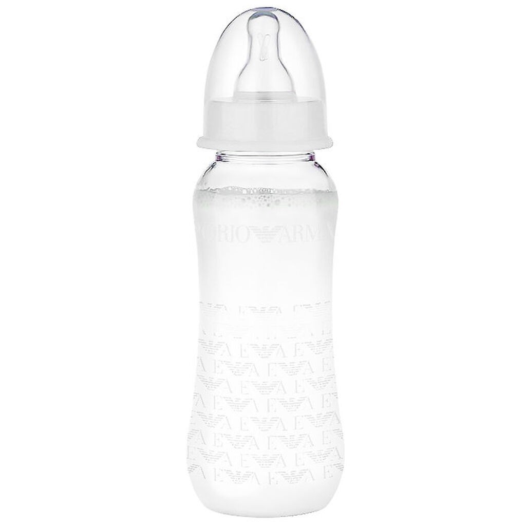 Emporio Armani Sutteflaske - Plast/Silikone - 240 ml - Hvid