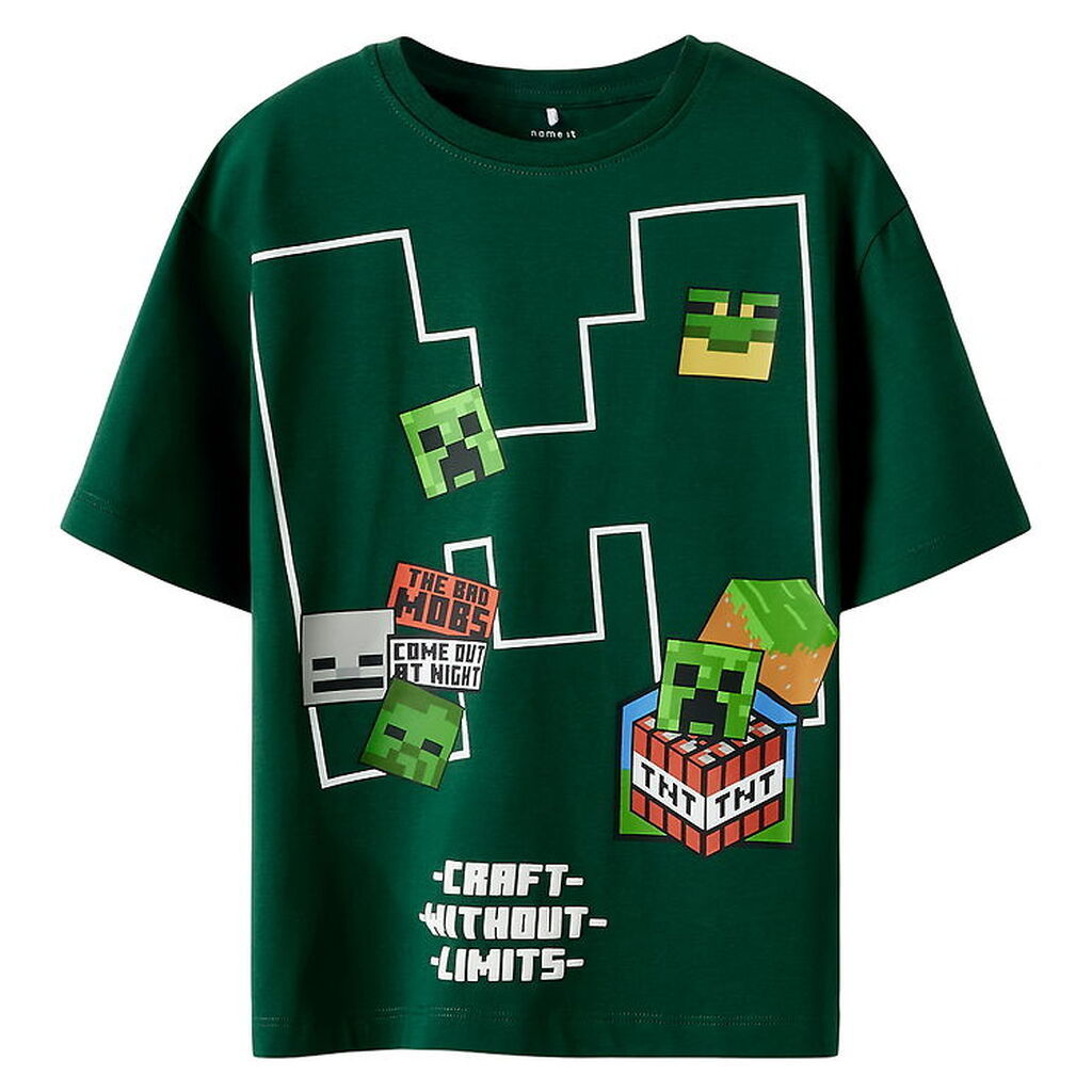Name It T-shirt - NkmNels - Minecraft - Bistro Green