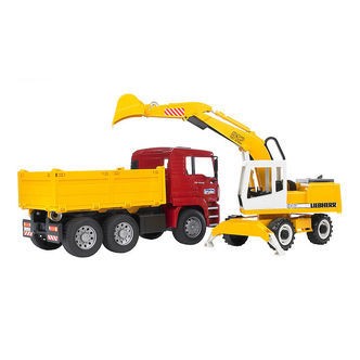 Bruder Arbejdsmaskiner - MAN TGA og Liebherr - 02751