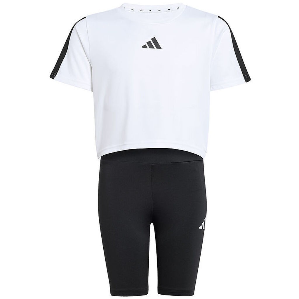 adidas Performance Shortssæt - JG TR-ES 3S - White/Black