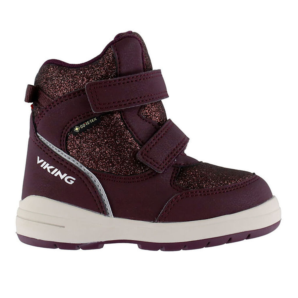 Viking Vinterstøvler - Fun Glitter Warm GTX 2V - Plum