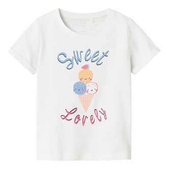 Name It T-shirt - NmfVix - Bright White