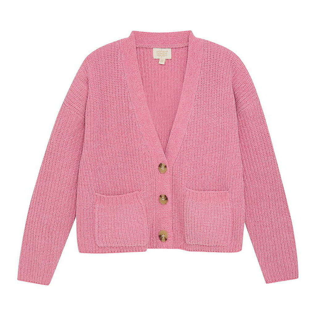 Creamie Cardigan - Strik - Wild Rose