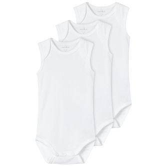 Name It Body u/æ - Noos - NbnBody - 3-pak - Bright White