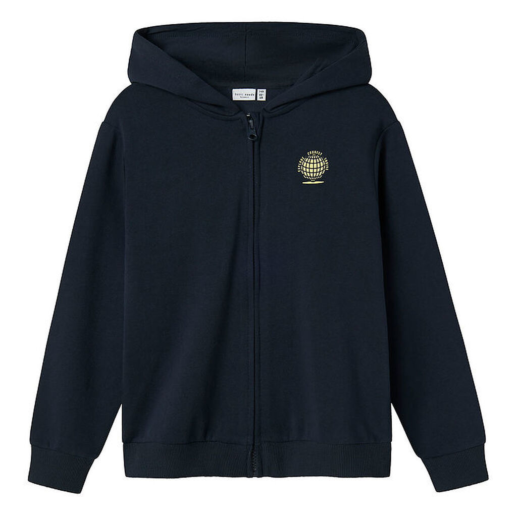 Name It Cardigan m. Hætte - NkmVallen - Dark Sapphire/Explore