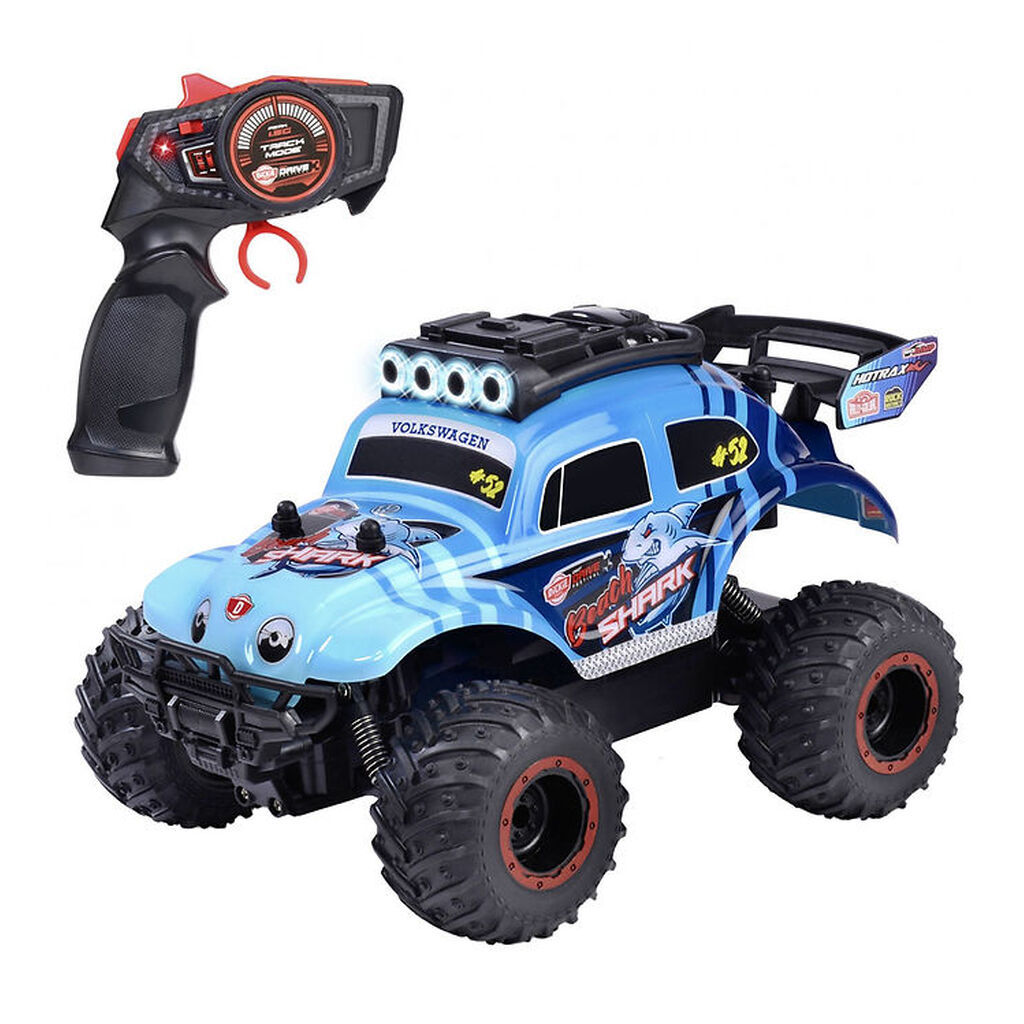 Dickie Toys Fjernstyret Bil m. Lys - RC Volkswagen Beetle Baja B
