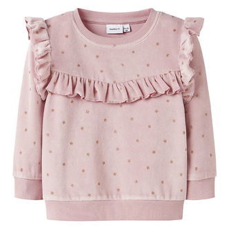 Name It Bluse - Velour - NmfNorah - Burnished Lilac