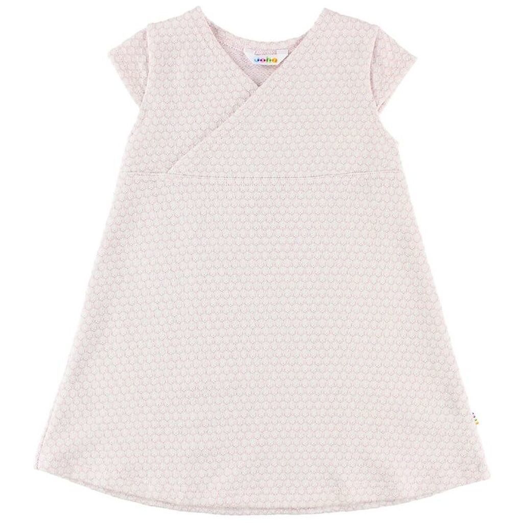 Joha Kjole - Strik - Rosa/Creme m. Mønster